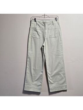 Bagatelle twill cotton high waisted wide leg pants